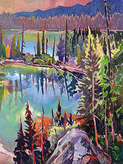 #2053 ~ Burrow - Grassy Lakes Viewpoint