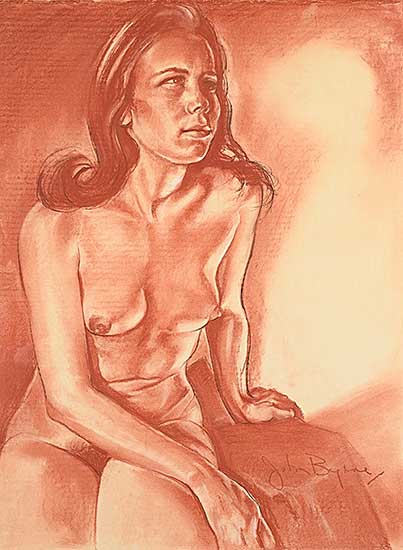 #2058 ~ Byrne - Untitled - Female Nude