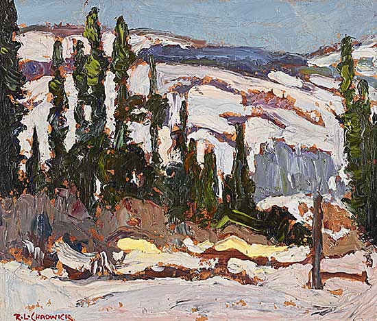 #2069 ~ Chadwick - Pines and Snow, April
