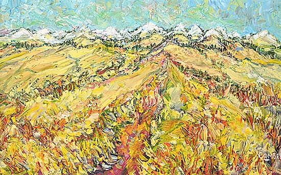 #2075 ~ Comber - Untitled - Distant Mountains