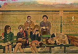#2019 ~ Berman - Untitled - At the Bus Stop