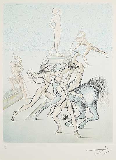 #2084 ~ Dali - La Guerre Esthetique  #74/300