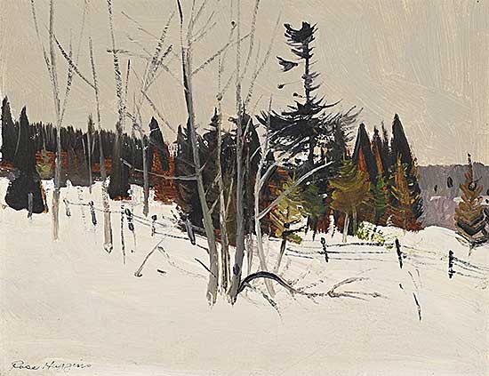 #2176 ~ Huggins - Untitled - Winter Trees