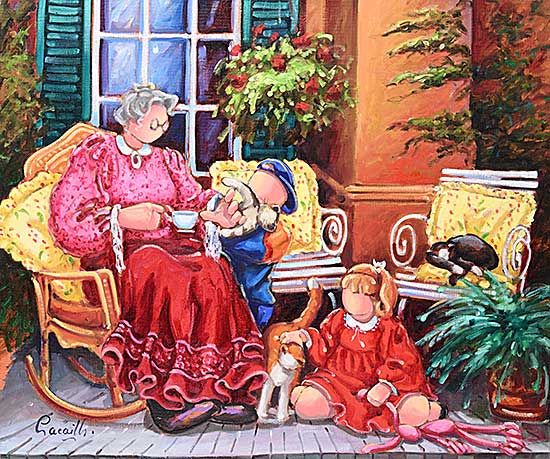 #2201 ~ Lacaille - Grand Maman aux Chats