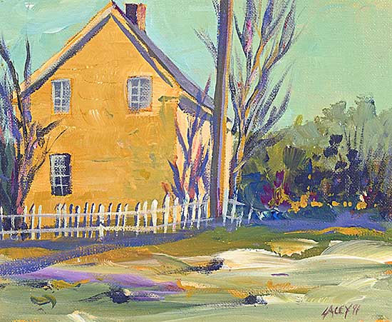 #2202 ~ Lacey - Untitled - Yellow House