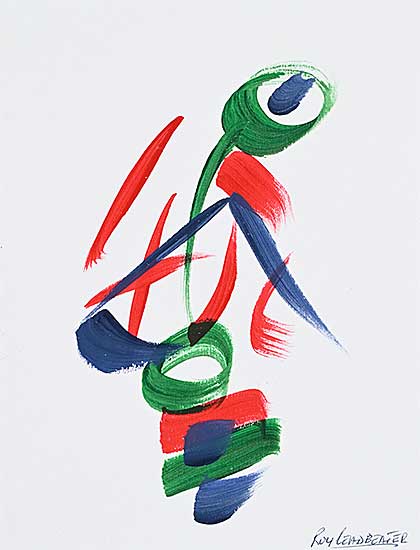 #2209 ~ Leadbeater - Untitled - Abstract Figure