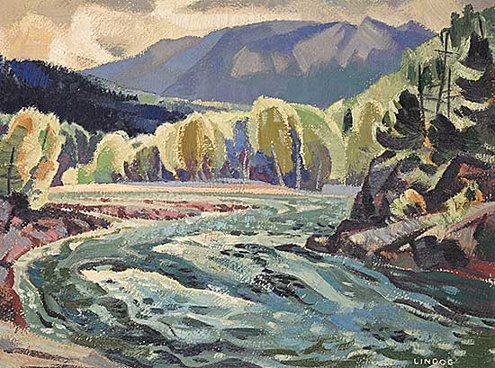 #2221 ~ Lindoe - Untitled - Rushing River