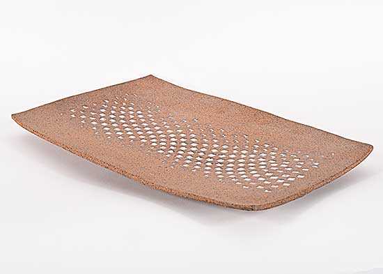 #2222 ~ Lindoe - Untitled - Grid Platter