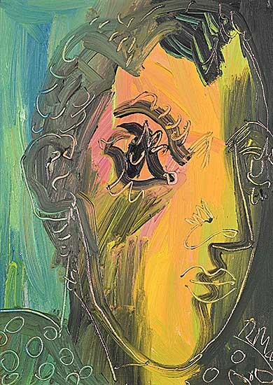 #2249 ~ McCarthy - Untitled - Abstract of a Face