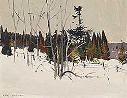 #2176 ~ Huggins - Untitled - Winter Trees