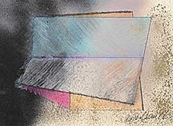 #2186 ~ Ivan - Untitled - Blue Wedge