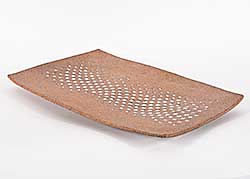 #2222 ~ Lindoe - Untitled - Grid Platter