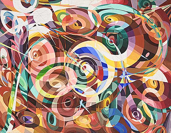 #2294 ~ Patten - Untitled - Intersecting Circles