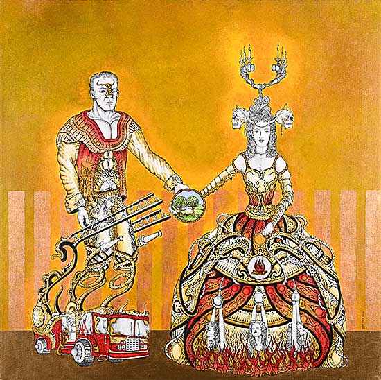 #2311 ~ Prieur - Fireman and the Pyromaniac