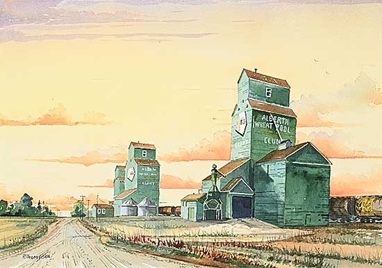 #2371 ~ Thompson - Untitled - Prairie Sunset