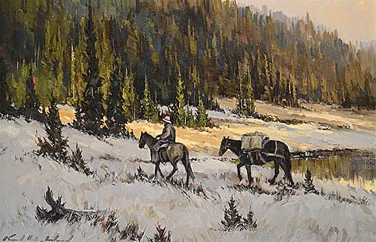 #2409 ~ Wood - Packing to the Rainbow Valley