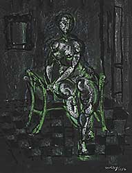 #2360 ~ Sturdy - Untitled - Seated Nude