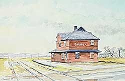 #2368 ~ Thompson - Untitled - Train Station