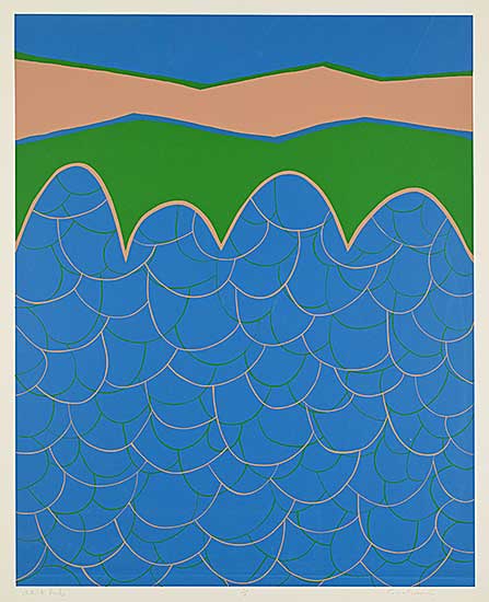 #1010 ~ Guerin - Untitled - Feathered Horizon  #Artist's Proof 1/2