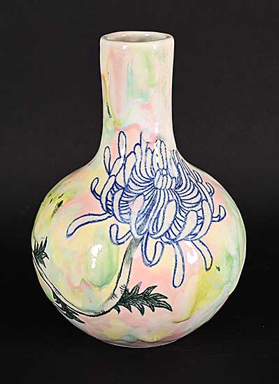 #1023 ~ Mao Projects - Chrysanthemum Shell Vase