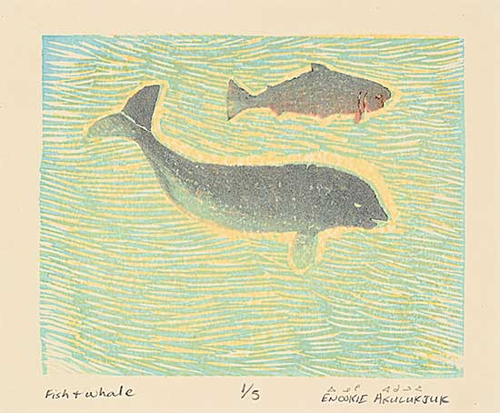 #1209 ~ Akulukjuk - Fish + Whale  #1/5
