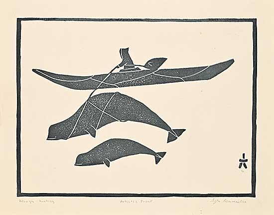 #1255 ~ Eeseemailee - Beluga Hunting  #Artist's Proof