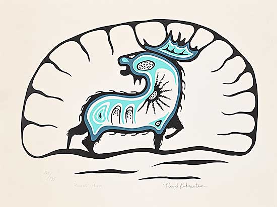 #1279 ~ Kakekapetum - Running Moose  #126/135