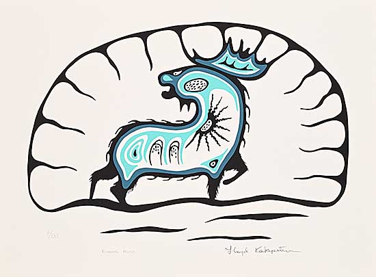 #1284 ~ Kakekapetum - Running Moose  #4/135