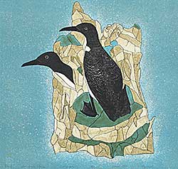 #1223 ~ Ashoona - Two Arctic Murres  #4/50