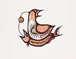 #1281 ~ Kakekapetum - Sea Gull and Fish  #11/85