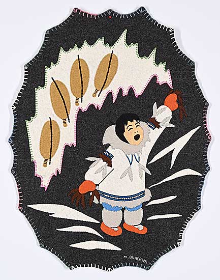 #1343 ~ Okheena - Untitled - Dancing Inuk
