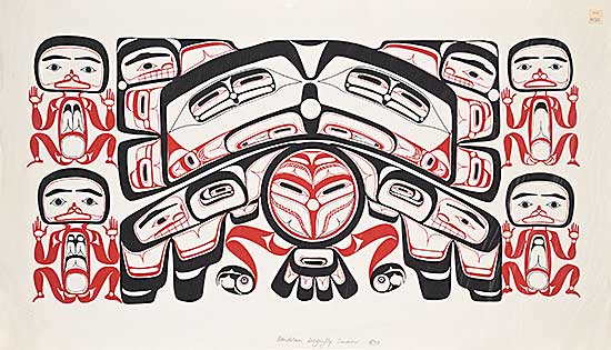 #1389 ~ School - Tsimshian Dragonfly Screen