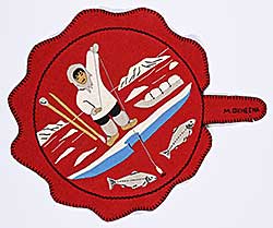 #1339 ~ Okheena - Untitled - Hunting for Fish
