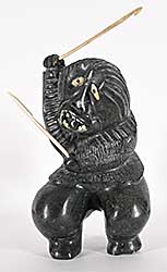 #1372 ~ Puqiqnak - Untitled - Inuit Warrior