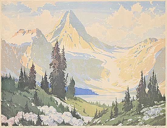 #1504 ~ Barleigh - Mount Assiniboine  #53/100