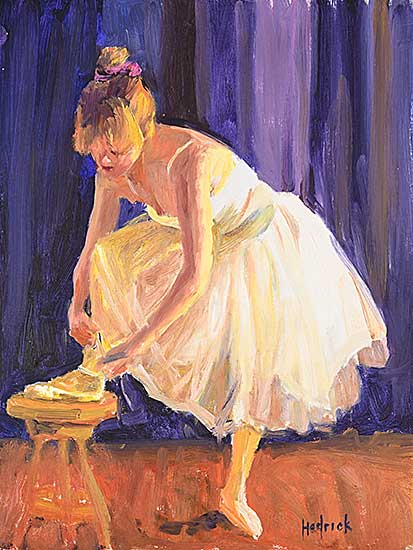 #1542 ~ Hedrick - Ballerina Lacing Shoes