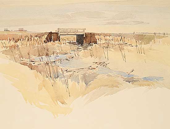 #1557 ~ Lindoe - Early Spring and Bridge