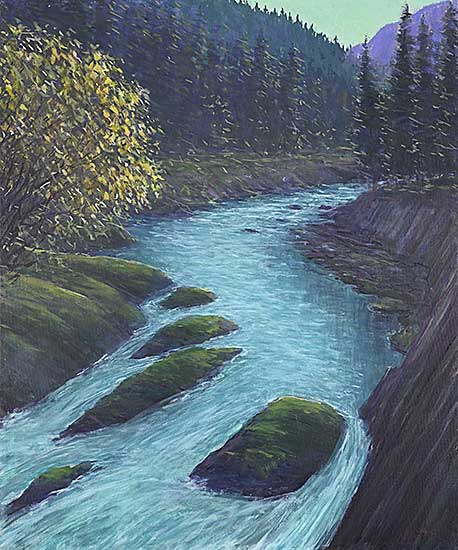 #1576 ~ Phelps - Cascading on Toby Creek