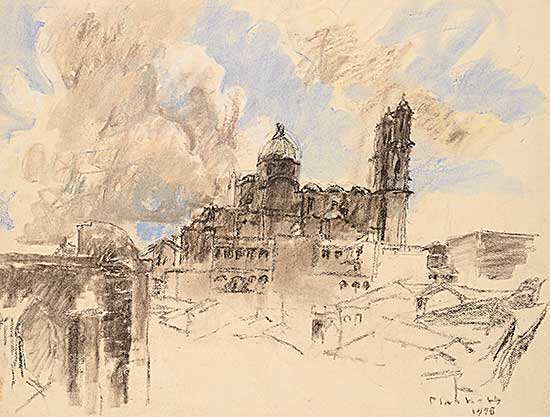 #1578 ~ Plaskett - Untitled - Paris Cathedral
