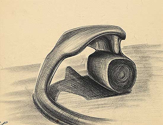 #1581 ~ Robinson - Untitled - Form and Shadow Study