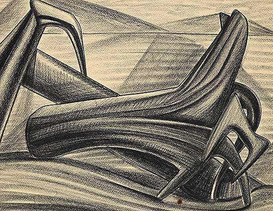 #1583 ~ Robinson - Untitled - Forms in Sand