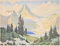 #1504 ~ Barleigh - Mount Assiniboine  #53/100