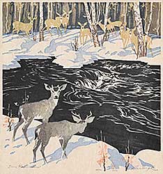 #1506 ~ Barleigh - Deer, Kananaskis  #41/100