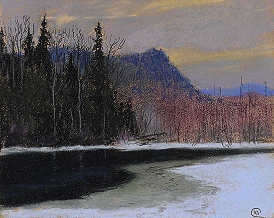 #212 ~ Cullen - Spring, The Cache River at Lac Tremblant