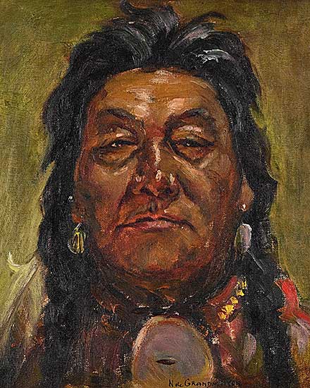#218 ~ de Grandmaison - Old Cree from Saskatchewan