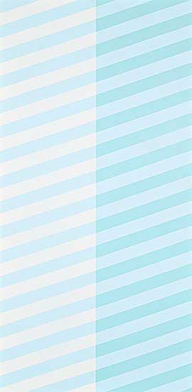 #234 ~ Farrell - Untitled - Blue Stripes