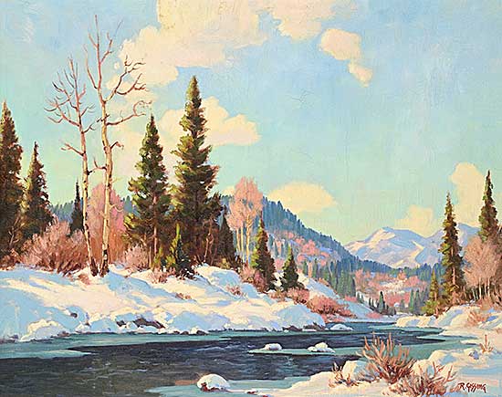 #256 ~ Gissing - Winter Bow River