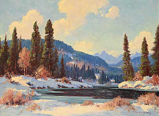 #259 ~ Gissing - Winter Near Morley