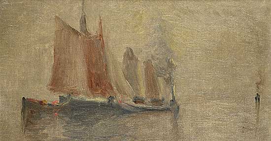#302 ~ Hammond - Fishing Boats, Bay of Fundy
