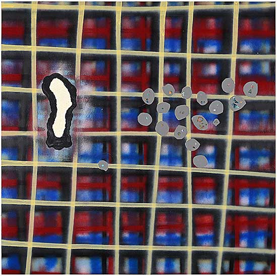 #305 ~ Harms - Untitled - Abstract Grid